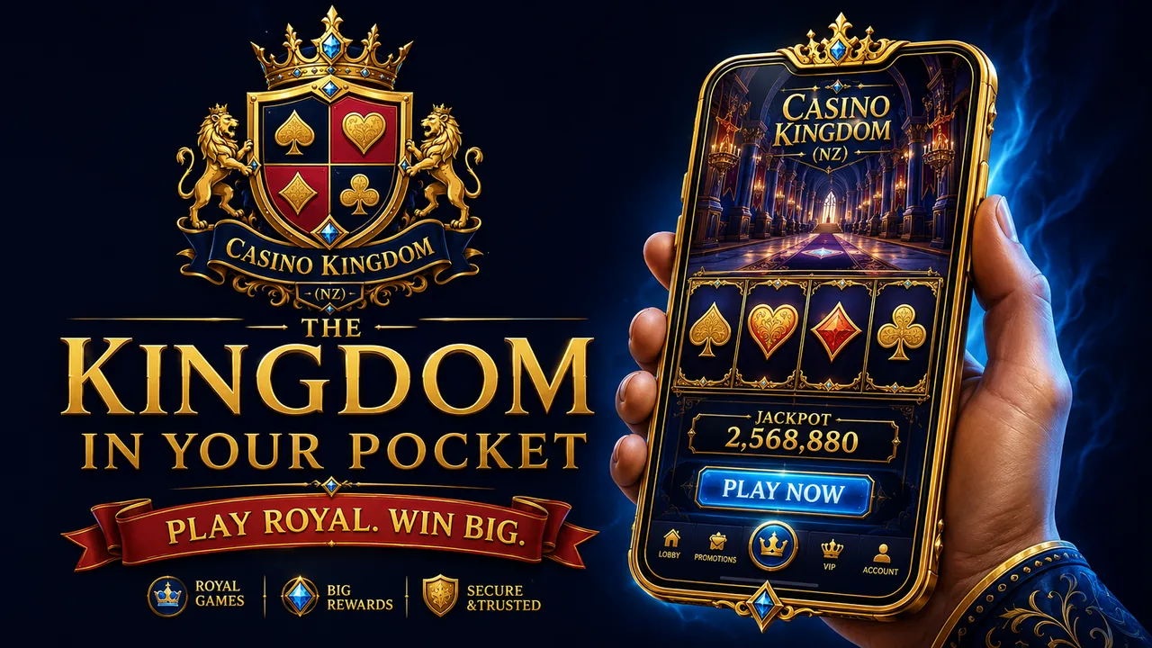 Casino Kingdom mobile app and browser play on a phone